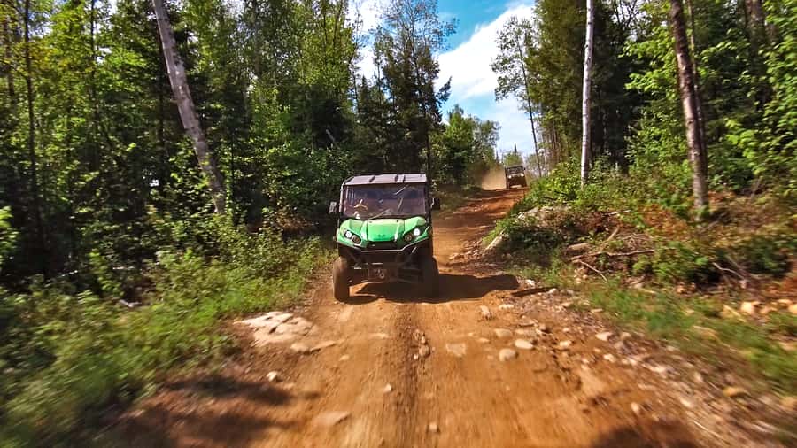 Mont Tremblant: Side-by-Side ATV Guided Off-Road Tour - Getting ready for a four-seat side-by-side