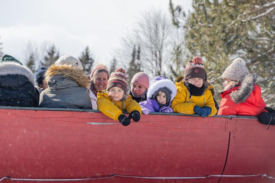 Mont-Tremblant: Sleigh Ride w/ Storytelling & Hot Chocolate - Hot chocolate, blankets, and maple candy