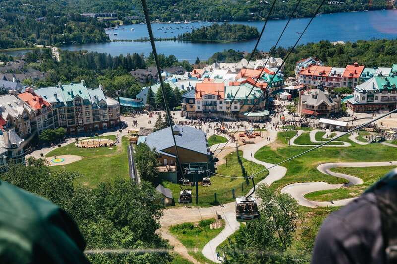 Mont Tremblant: Summit Zip-Lining Tour with 5 Zip Lines - Getting back to the village