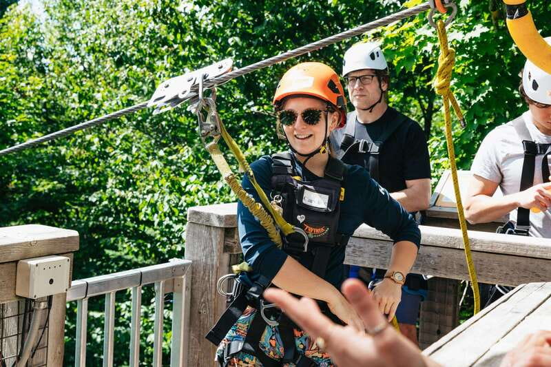 Mont Tremblant: Summit Zip-Lining Tour with 5 Zip Lines - The 10-minute gondola ride sets the scene