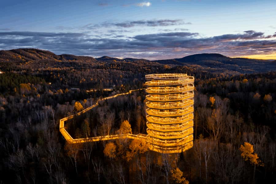 Mont-Tremblant: Treetop Observatory and Self-Guided Walk - Walking from the hatchery to the treetops