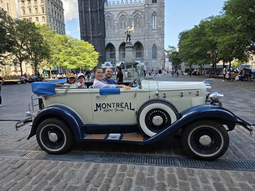 Montreal: An unforgettable guided tour in a vintage 1930s convertible car - What you see during the 45-minute Old Montreal route