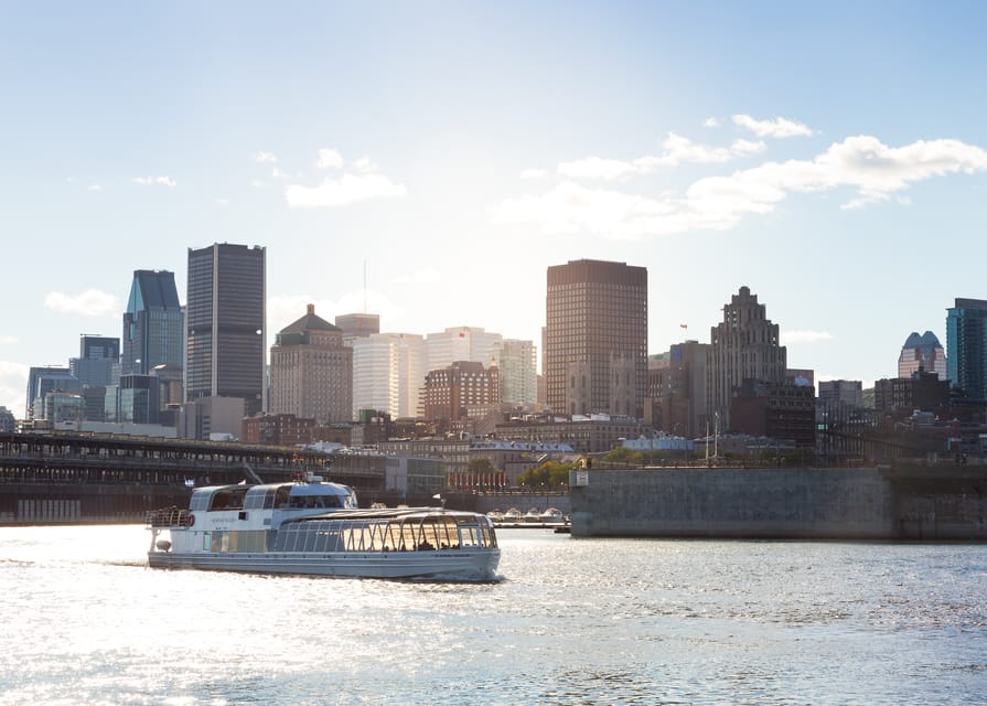 Montreal: Bateau-Mouche Cruise with A La Carte Dinner Option - Choosing between one course and six