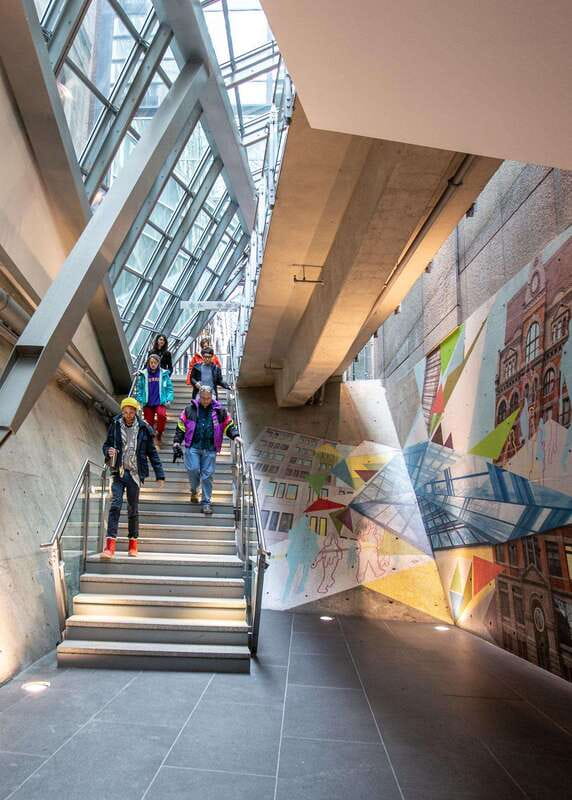 Montreal: Essential Neighborhoods Walking Tour + Basilica - MURAL Festival art along Saint-Laurent Boulevard