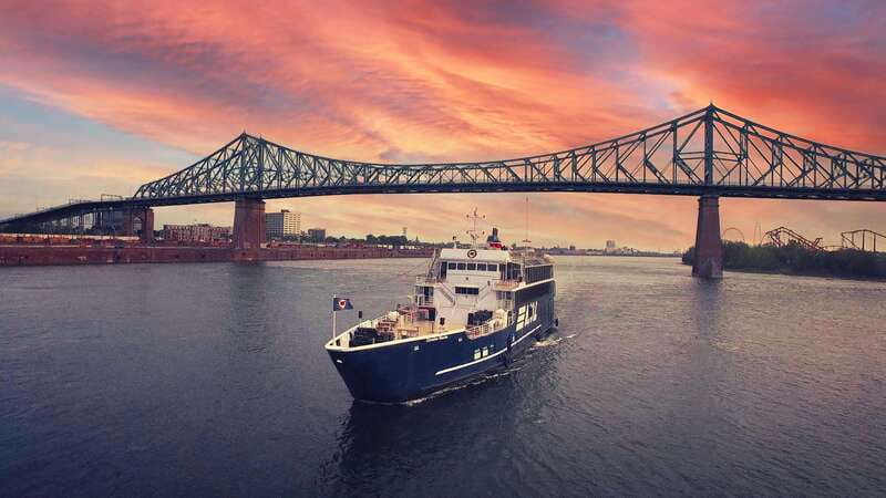 Montreal: Evening Cruise with DJ and Dance Floor - From the Old Port toward Île Sainte-Hélène