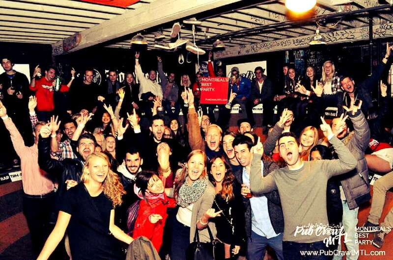 Montreal: Guided Bar Crawl with Free Shots and Club Entry - Moving to the second bar and building the group