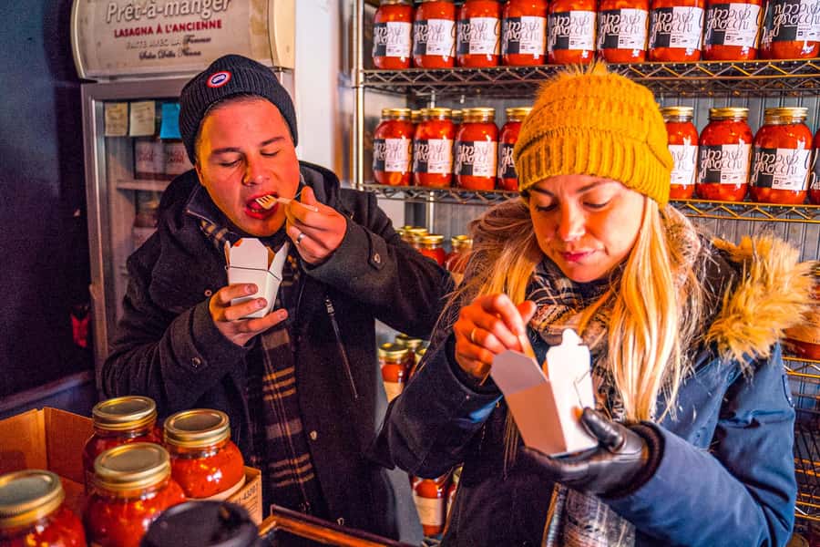 Montreal: Mile End District Food Tour with 8+ Tastings - Italian coffee and a hand-piped Sicilian cannoli