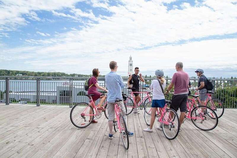 Montreal: Non Touristy Pink Bike Tour - The bikes and the practical riding experience