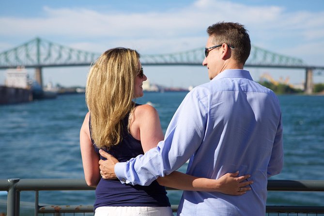 Montreal Private Photo Shoot with Pro Photographer - Old Montreal backdrops, from cobblestones to the Ferris wheel