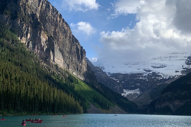 Moraine Lake, Lake Louise Afternoon Tour Half day From Banff - Morant’s Curve on the way home