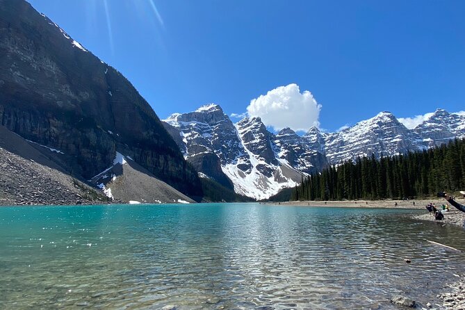 Moraine Lake Lake Louise Emerald Lake Banff Town & Natural Bridge - Banff Town: a useful final stop in summer