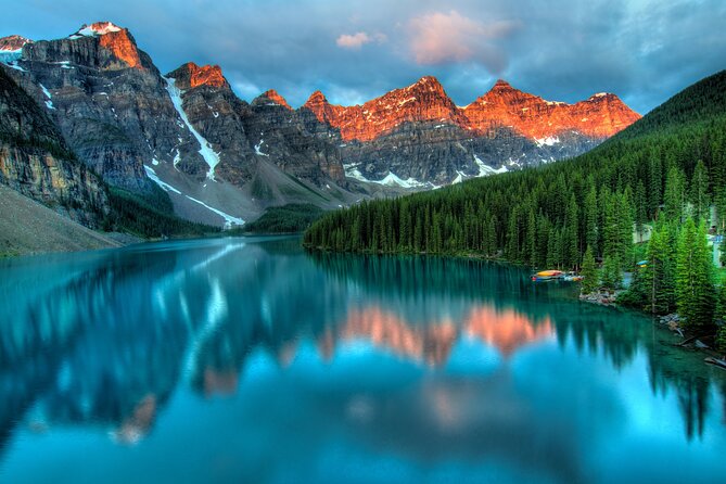 Moraine Lake & Lake Louise Sunrise | Award-Winning Premium Tour - Waiting for first light with cocoa and coffee