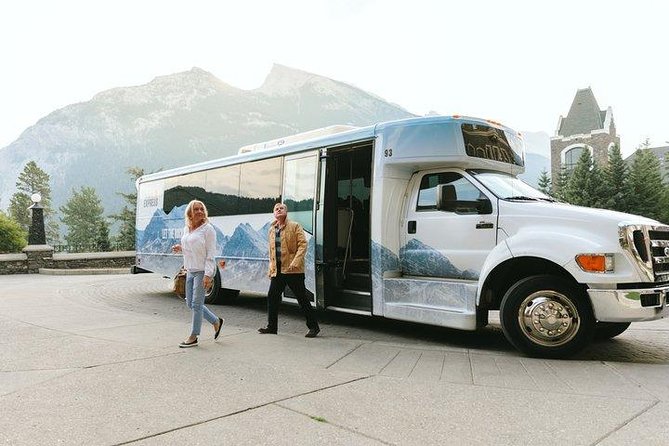 Mountain Lakes and Waterfalls - roundtrip from Banff - Morning pickup and the Bow Valley Parkway