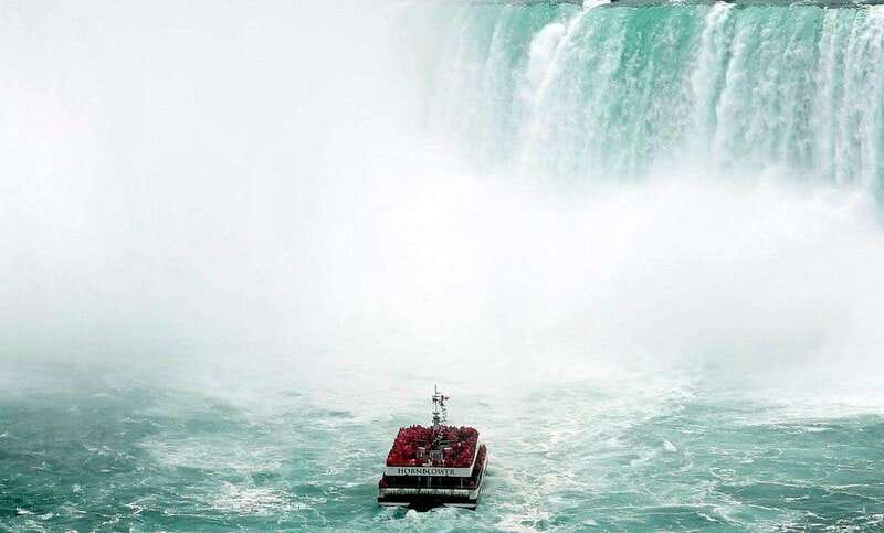 Niagara Falls: Boat, Journey Behind the Falls, & Tower Tour - Skylon Tower: Niagara Falls from above