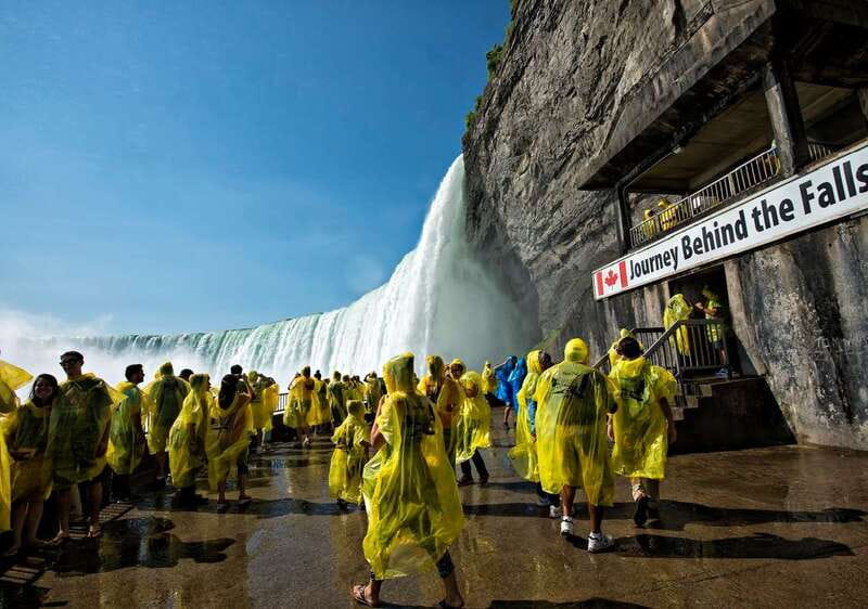 Niagara Falls, Canada: Sightseeing Tour with Boat Ride - Journey Behind the Falls goes below the water