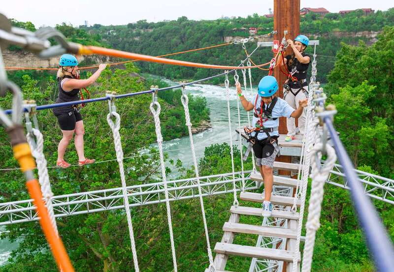 Niagara Falls, Canada: Whirlpool Adventure Ropes Course - Checking in at the Whirlpool Adventure Course