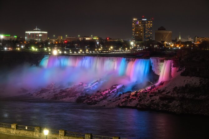 Niagara Falls Evening Tour with Boat, Journey, Dinner & Fireworks - Journey Behind the Falls and the Table Rock view