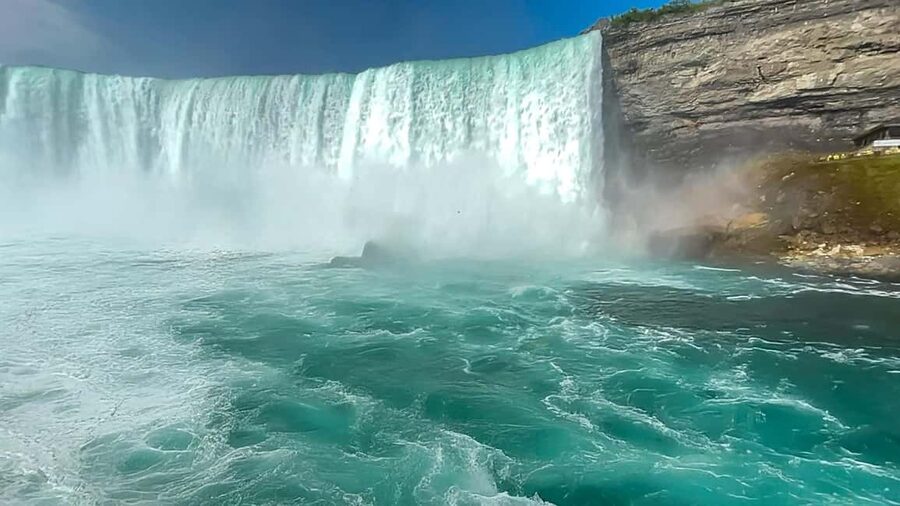 Niagara Falls Exclusive Walking Tour: Voyage to the Falls - Facing the Horseshoe Falls on Niagara City Cruises