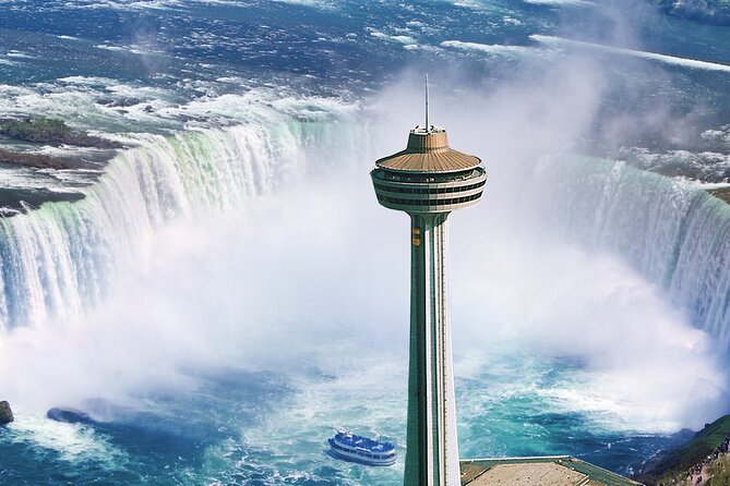 Niagara Falls Half Day with Boat and Journey Behind the Falls - Skylon Tower, especially useful in winter