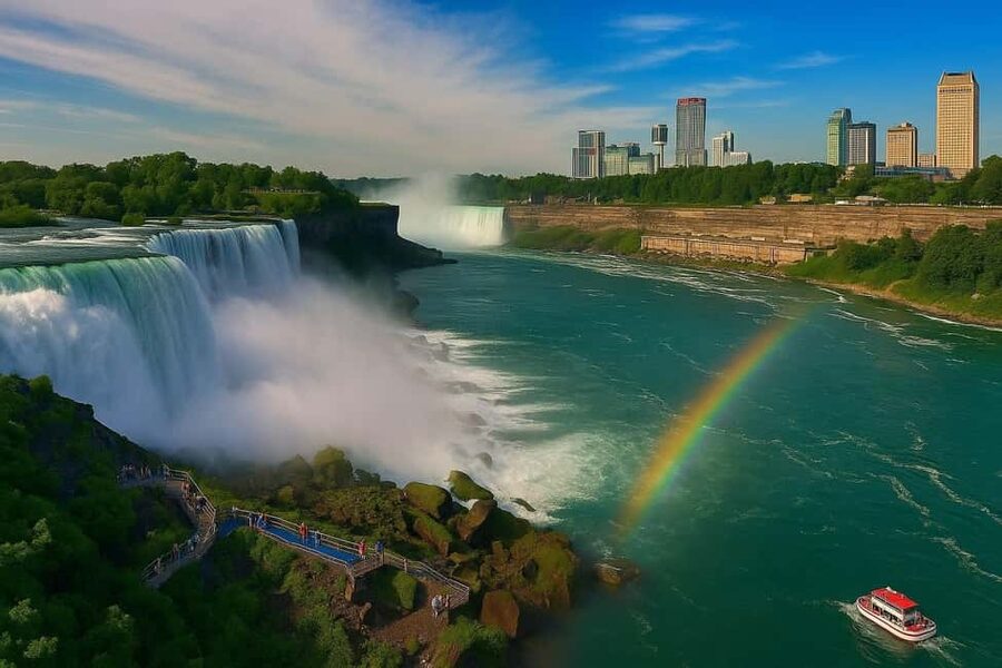 Niagara Falls, ON: Guided Tour with Boat, Skylon & Journey - A small minivan makes the four hours easier