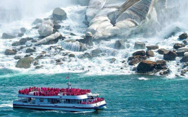 Niagara Falls Tour from Niagara Falls, Canada - Journey Behind the Falls puts the water overhead