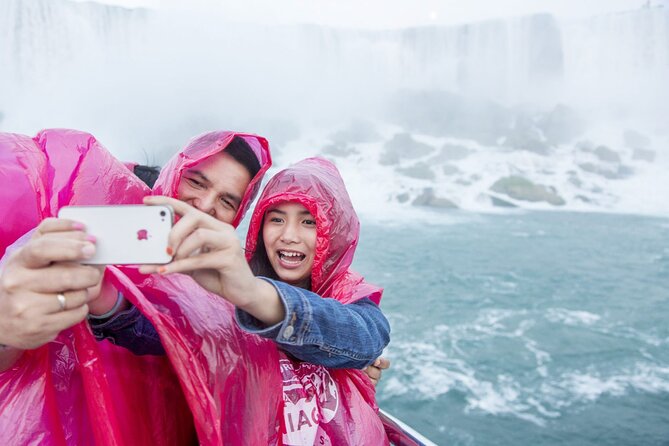 Niagara Falls Tour with Boat Ride & Journey Behind the Falls - Walking beside three major falls