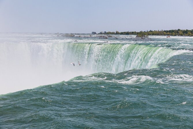 Niagara Underground Tour: Power Station and Tunnel Under Falls - Horseshoe Falls from the river edge