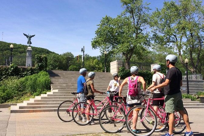 Non Touristy Pink Bike Tour by Spade & Palacio - Starting at Jeanne-Mance Park and Mount Royal