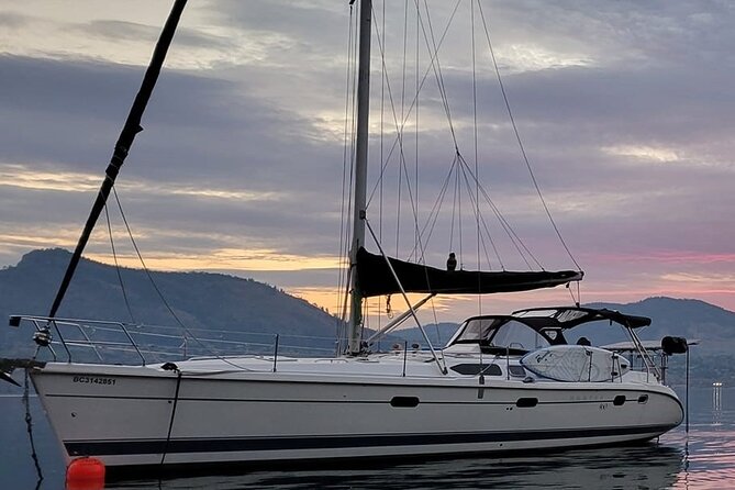 Okanagan Lake Sailing Tour from Penticton & Naramata BC - Swimming and paddleboarding from the yacht