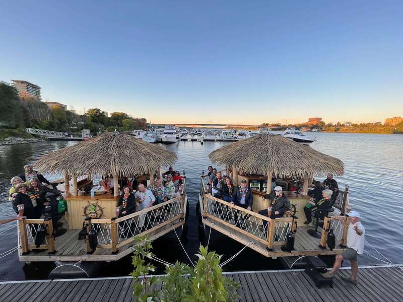 Ottawa: Floating Tiki Bar Cruise on the Ottawa River - A floating tiki bar beside Ottawa’s best-known sights