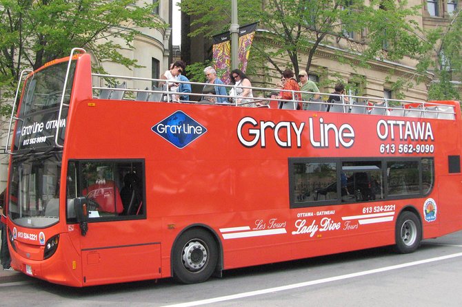 Ottawa Hop-On Hop-Off Sightseeing Tour - See Ottawa first from the upper deck