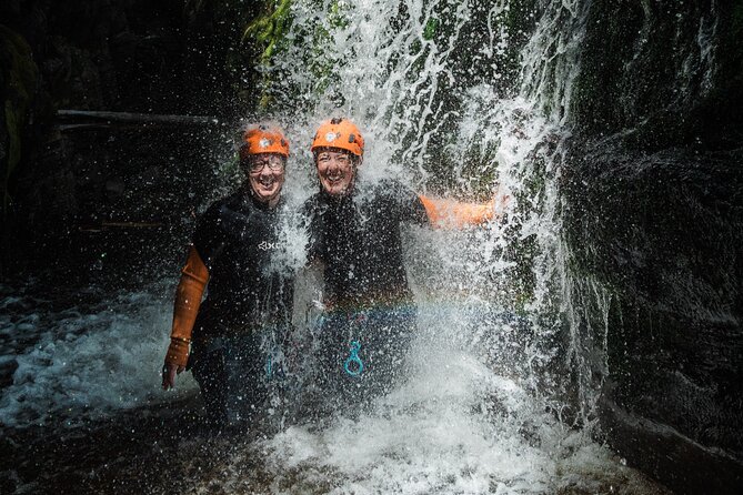 Penticton Slot Adventure - What the waterfall rappels feel like