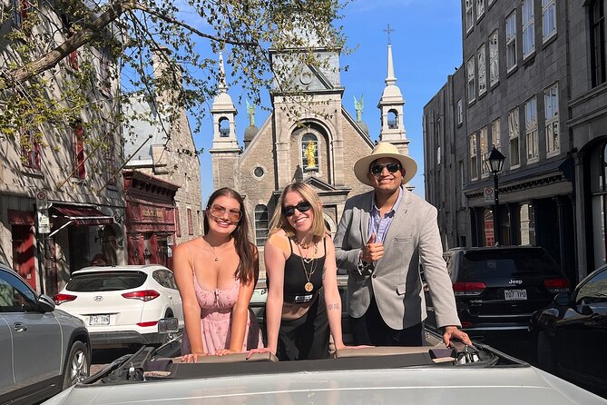 PRIVATE 3-hour COMPLETE tour of Montréal in convertible Cadillac - A stylish start in Old Montreal