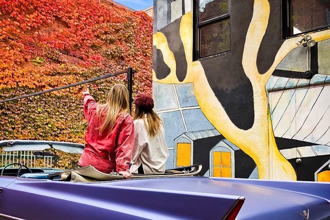 PRIVATE 3-hour COMPLETE tour of Montréal in convertible Cadillac - Plateau Mont-Royal and Montreal’s colorful row houses