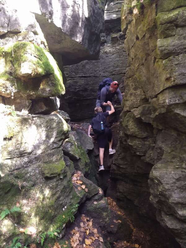 Private Nottawasaga Bluffs Caves Hike - Creemore/Collingwood - Nottawasaga Bluffs compared with Singhampton Caves