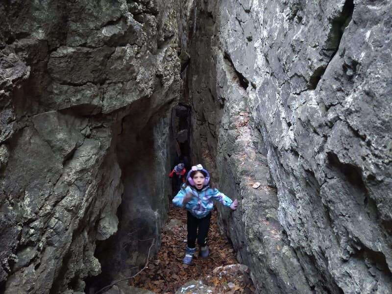 Private Nottawasaga Bluffs Caves Hike - Creemore/Collingwood - From apple trees to the forest