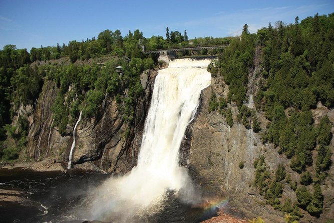 Quebec City and Montmorency Falls Day Trip from Montreal - Montmorency Falls in a short window