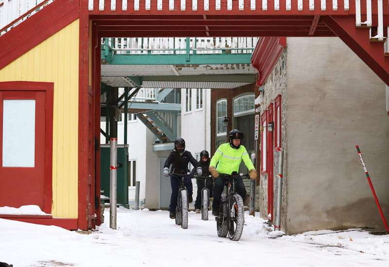 Quebec City: Fat Bike Guided Tour - Reaching Château Frontenac and Petit-Champlain