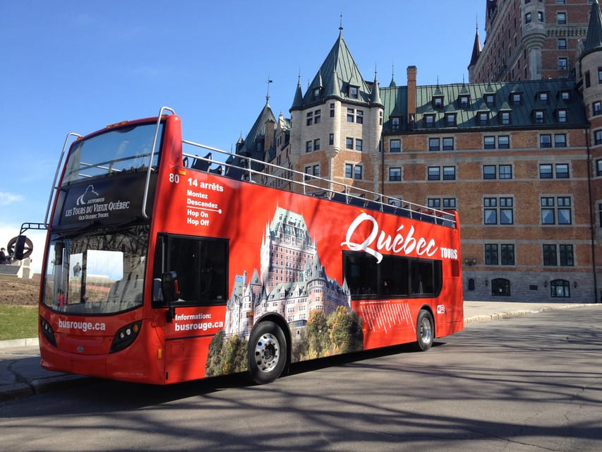 Quebec City: Hop-on Hop-off Open-Top Double Decker Bus Tour - Key points before you board