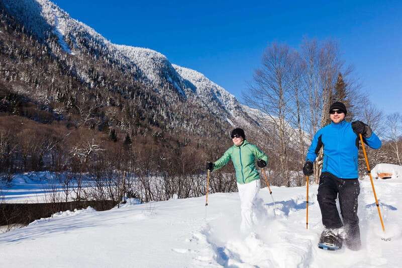 Quebec City: Jacques-Cartier National Park Snowshoeing Tour - Hot chocolate, local snacks, and a heated lunch stop