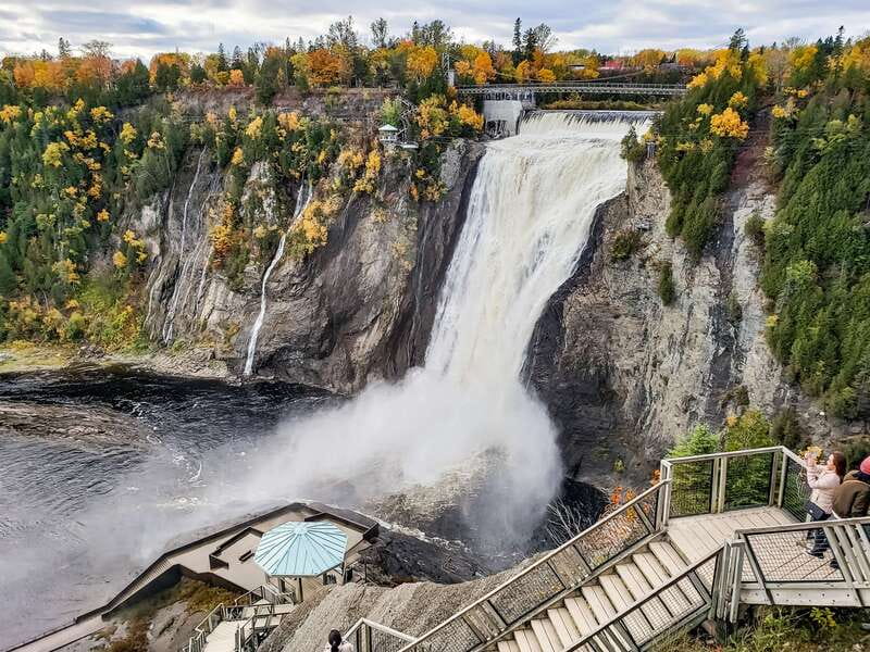 Quebec City: Montmorency Falls with Cable Car Ride - Walking the Trails and New Contemplative Walkway
