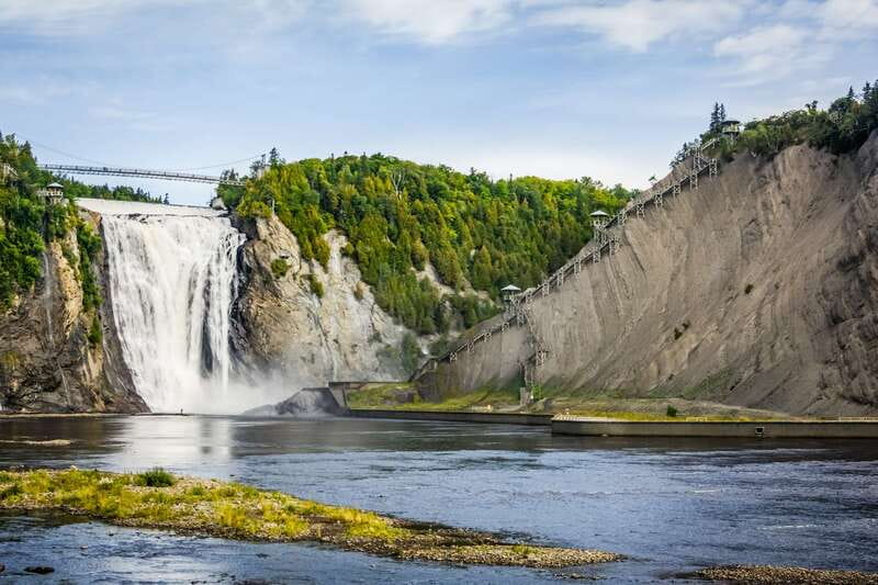 Quebec City: Montmorency Falls with Cable Car Ride - Taking the 487-Step Panoramic Staircase