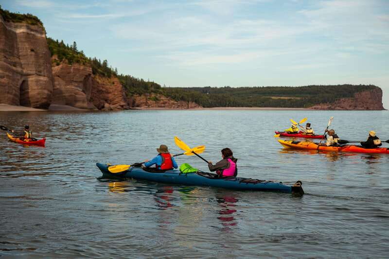 Saint John: Guided Kayaking Tour of St. Martins Sea Caves - The St. Martins sea caves at water level