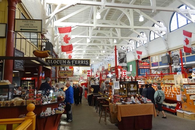 Saint John Walking Tour - City Market, where the walking tour turns practical