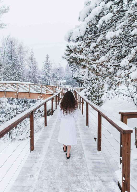 Saint-Sauveur: relaxation session in a Nordic thermal spa - Weather, seasons, and outdoor access