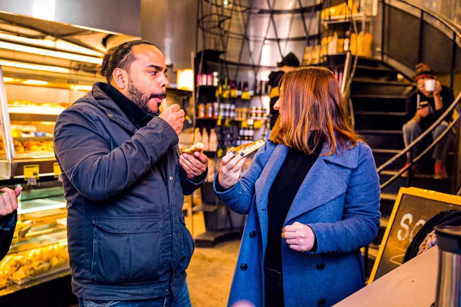 Secret Food Tours: Montreal - Jean-Talon & Little Italy - Starting with Quebec apple juice at Jean-Talon Market