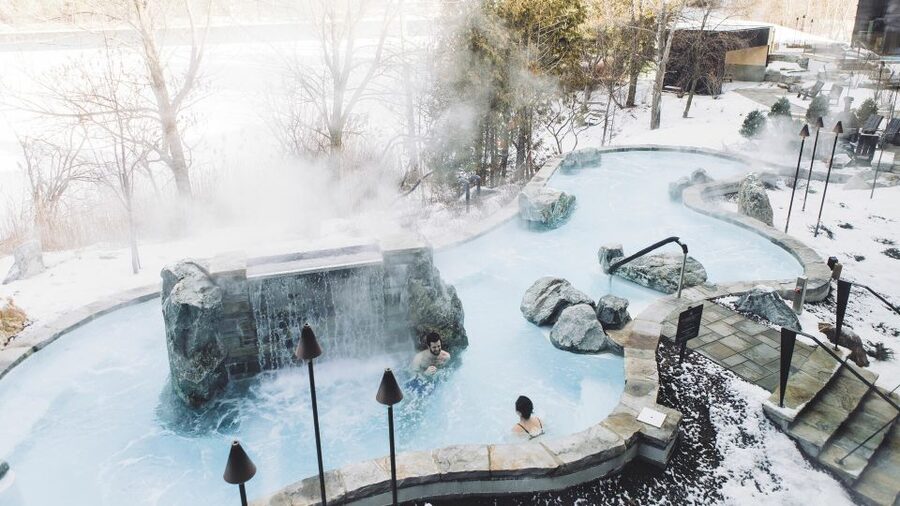 Sherbrooke: Nordic Spa Thermal Experience - The Finnish sauna and the cold-water pause