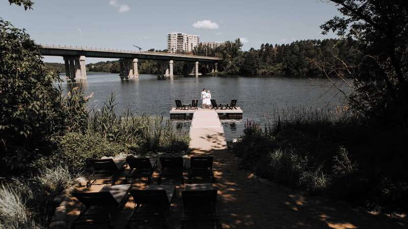 Sherbrooke: Nordic Spa Thermal Experience - Waterfalls, steam, and fireplaces
