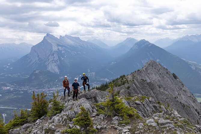 Small Group Banff Skyline Via Ferrata 5-hour Tour - The ridge-crest descent and the views
