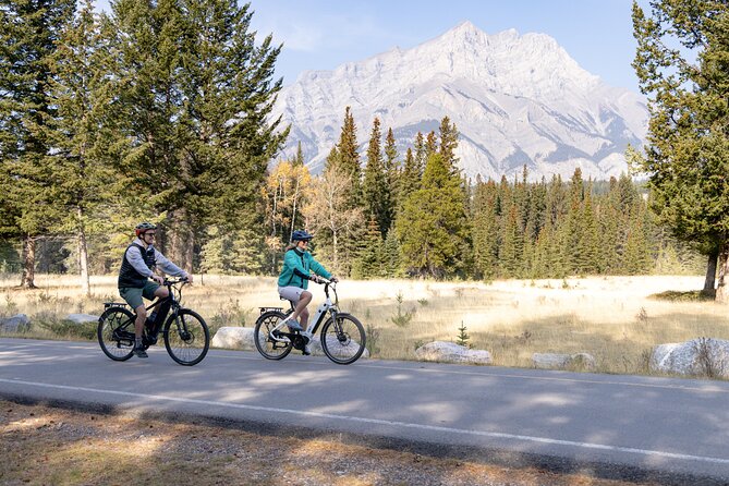 Small Group E-Bike Tour the Banff Local Explorer - Bow Falls: A quick stop with real drama